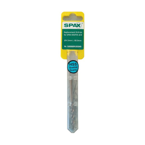 SpaxB Drill-bit 4.5 X 80 HSS-G